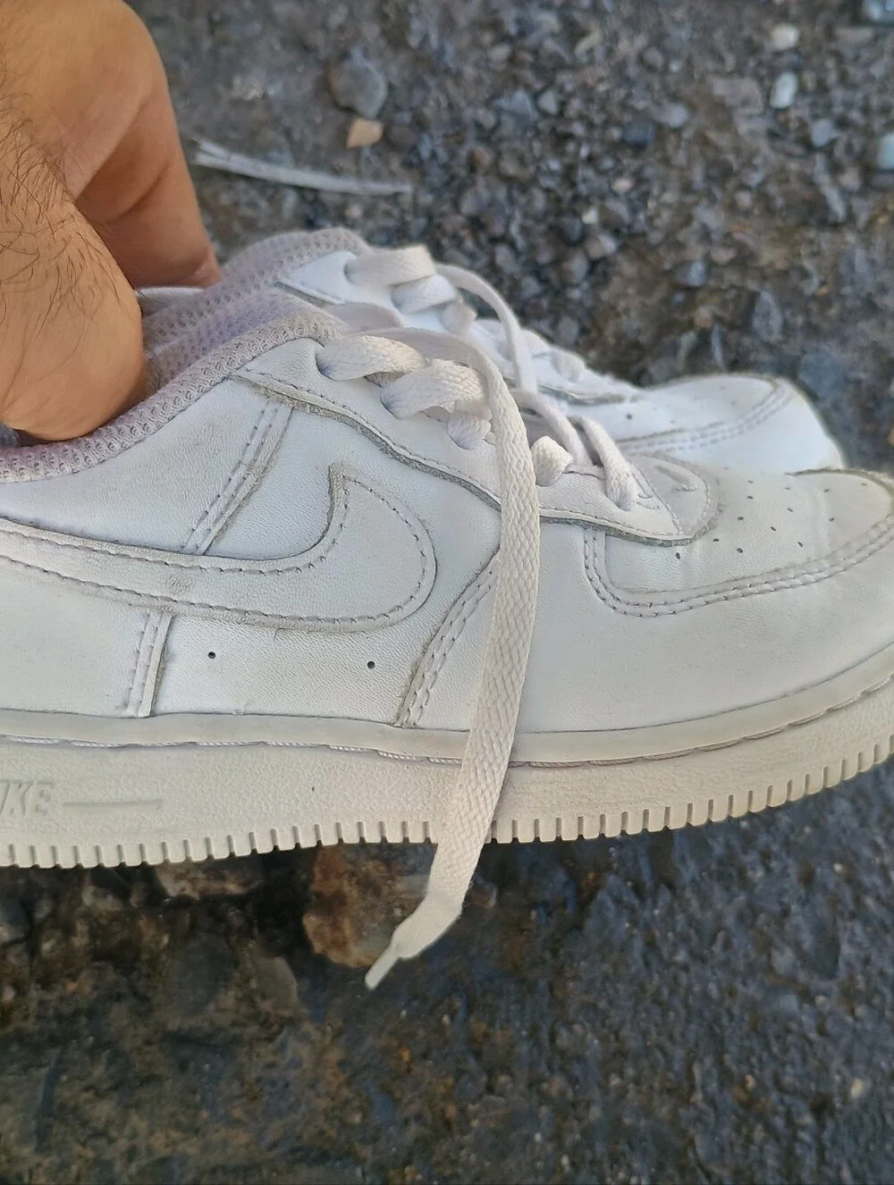 White Air Force Shoes 10c Used